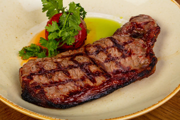 Grilled beef steak