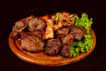 Grilled kebab plate