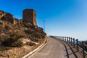 Torre de Santa Elena Santa Elena Tower in La Azohia, Spain