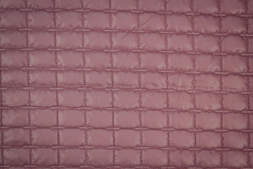 Pink quilted fabric