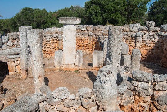 Part of Talayotica constructions of den Galmes tower site