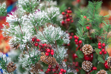 Christmas pine tree background