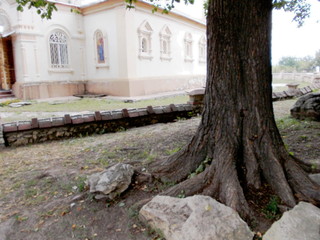 street in old church