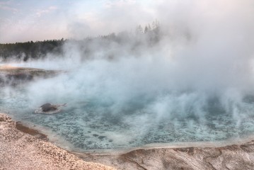 Yellowstone is a Popular National Park in Montana, Wyoming, and Idaho