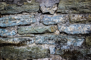 the texture of an old masonry