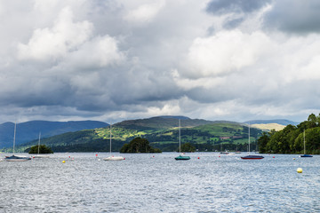 Windermere in Lake District, England, UK