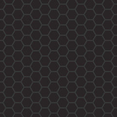 Obraz premium black hexagonal pattern- vector illustration