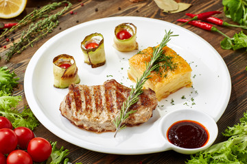 grilled steak
