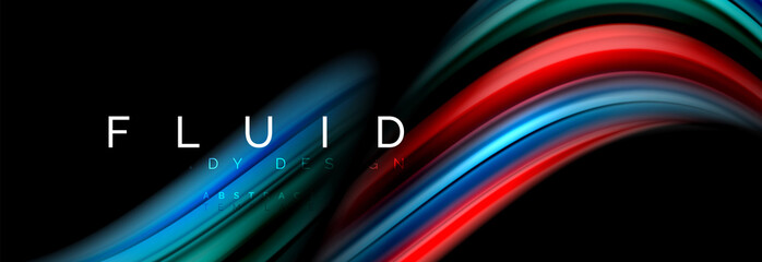 Fluid color motion concept