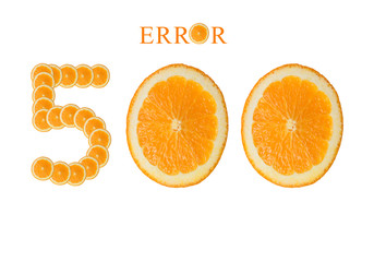 Web page 500 Internal Server Error