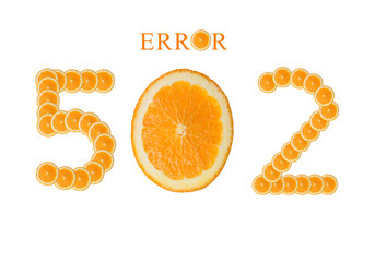 Web page bad gateway, invalid response message, server error 502