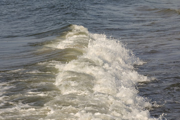 Sea wave of Baltic Sea