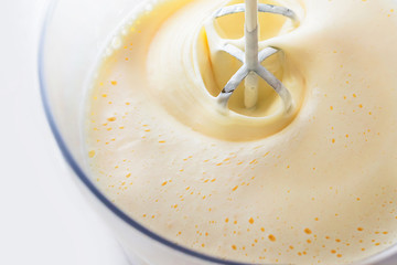  mix biscuit dough with a electric mixer