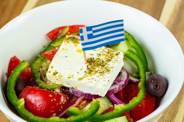 Tradtitional Greek salad
