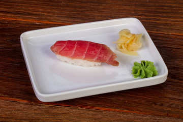 Japanese sushi with tuna