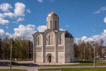 Dmitrievsky Cathedral. Vladimir. Built in 12th century. Golden Ring. Russia