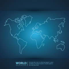 World modern background