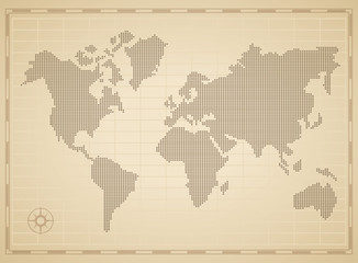 Fototapeta na wymiar World map concept