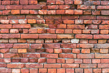 red brick wall texture grunge background