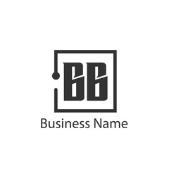 Initial Letter BB Logo Template Design