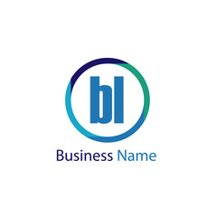 Initial Letter BL Logo Template Design