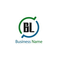 Initial Letter BL Logo Template Design