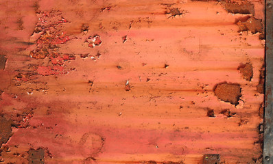 Fototapeta na wymiar Old red grungy, rusty, textured backdrop.
