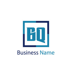 Obraz premium Initial Letter BQ Logo Template Design