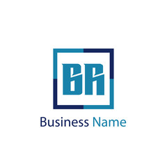 Obraz premium Initial Letter BR Logo Template Design