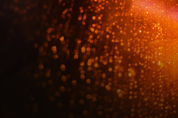 Abstract  bokeh background  from plane glass