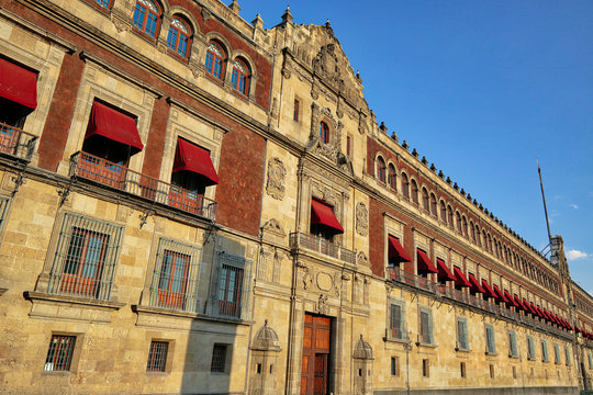 Mexico City, Zocalo, National Palace Building