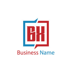 Fototapeta premium Initial Letter BX Logo Template Design