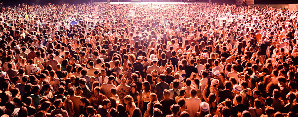 Crowd in a concert