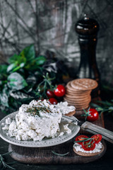 Goat Cheese with Cherry Tomatoes