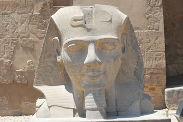 Fototapeta na wymiar Ramesses II Statue at the Luxor Temple