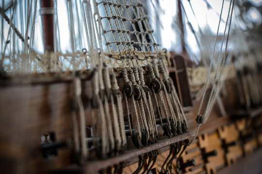 USS Constitution miniature ship decoration