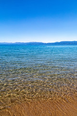 Crystal Clear Waters of Lake Tahoe, California