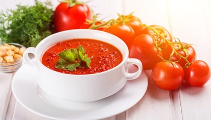 Tomato soup and tomato
