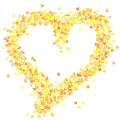 Herz gelb