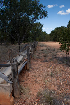 Old Trough In Outback Australia