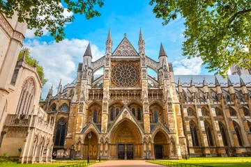 Foto op Canvas Westminster Abbey Church in Londen, VK © coward_lion