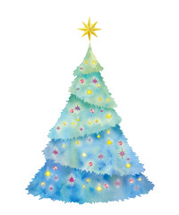 クリスマスツリーのイラスト