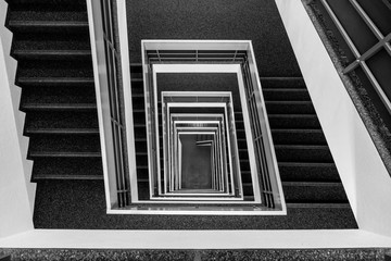 Obraz premium Pattern of square stair