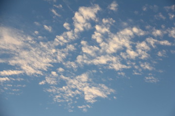 blue sky with clouds