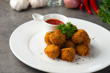 deep fried meatballs