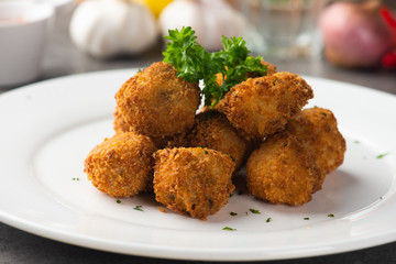 deep fried meatballs