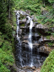 Fototapeta premium Waterfall Chervonny, Caucasus. Russia