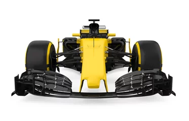 Poster Formule 1-raceauto geïsoleerd © nerthuz
