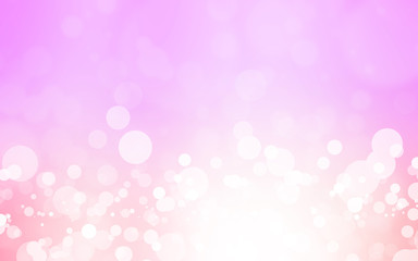 soft pink bokeh background beautiful bright light blurred glitter effect. decoration for your design