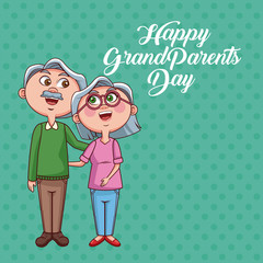 Happy grandparents day card
